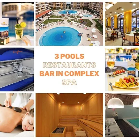Hany - 3 Pools, Spa, Gym, Playgrounds Lejlighed Sunny Beach